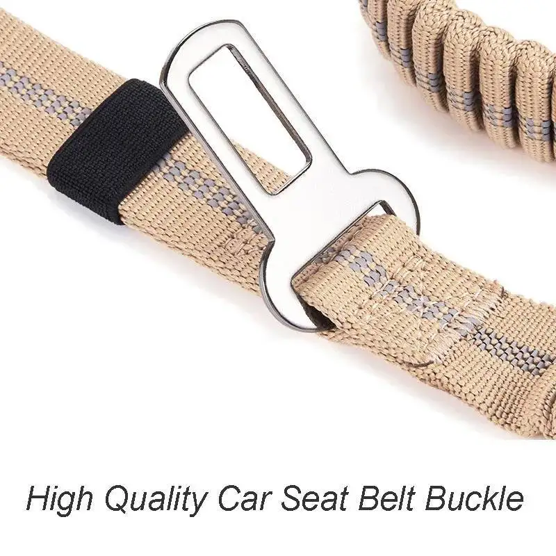 Coleira Tática Bungee para Cães Grandes com Absorção de Impacto - Imagem 6