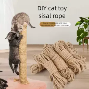 corda de sisal para arranhador de gato diy