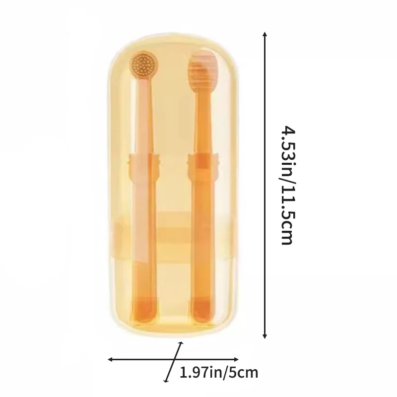 Escova de Dentes para Cães e Gatos de Silicone Macio 2 Peças - Imagem 5