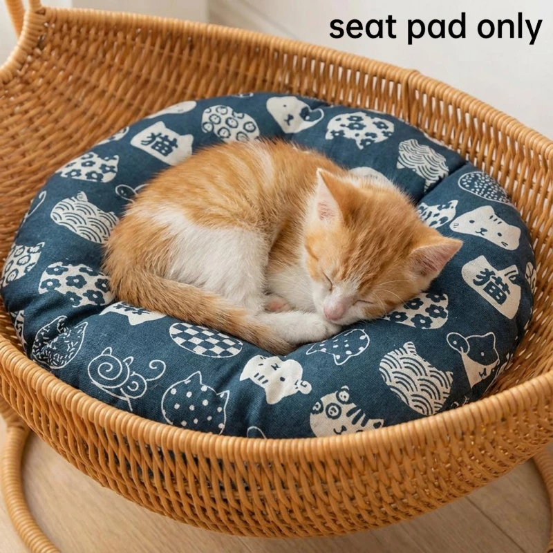Cama Redonda para Gatos e Cães Pequenos 40 cm Portátil - Image 6