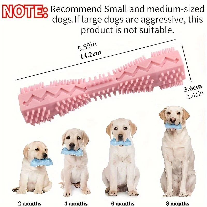 Bastão de Mastigar para Cães de Plástico Durável Azul - Imagem 2