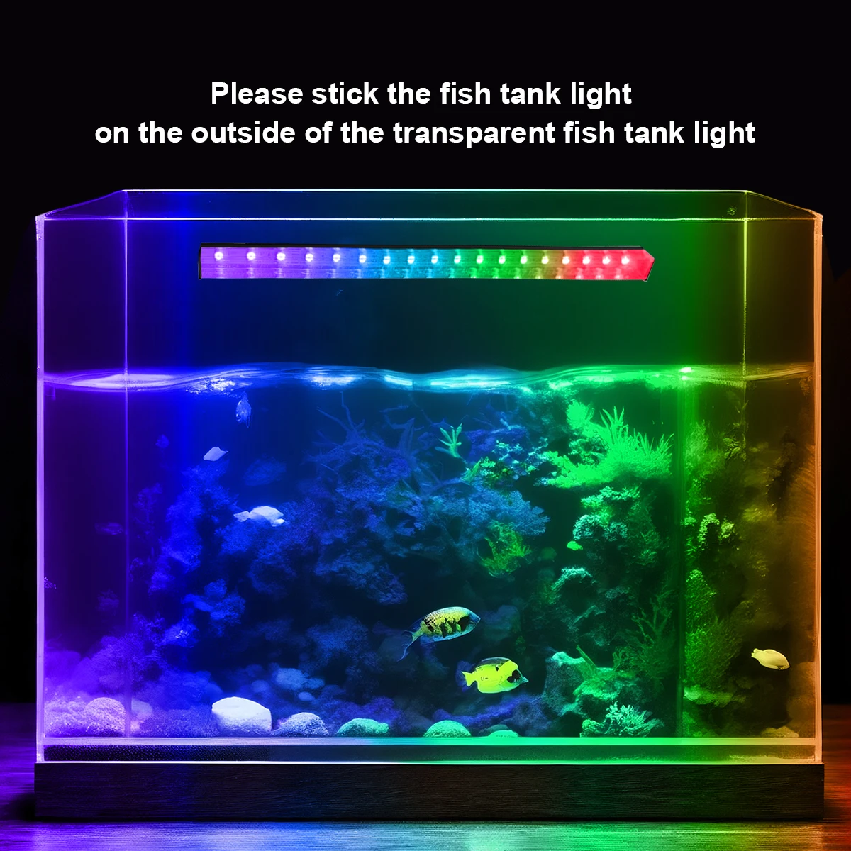 Luz LED RGB para Aquário USB com 7 Cores Decorativas - Imagem 3