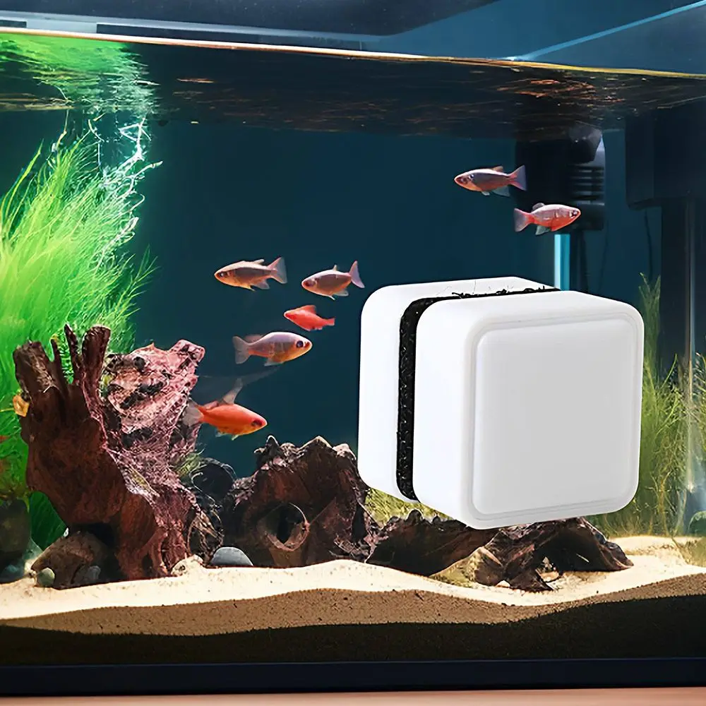 Escova Magnética para Aquário de Vidro Mini 3x3x3 cm - Imagem 2