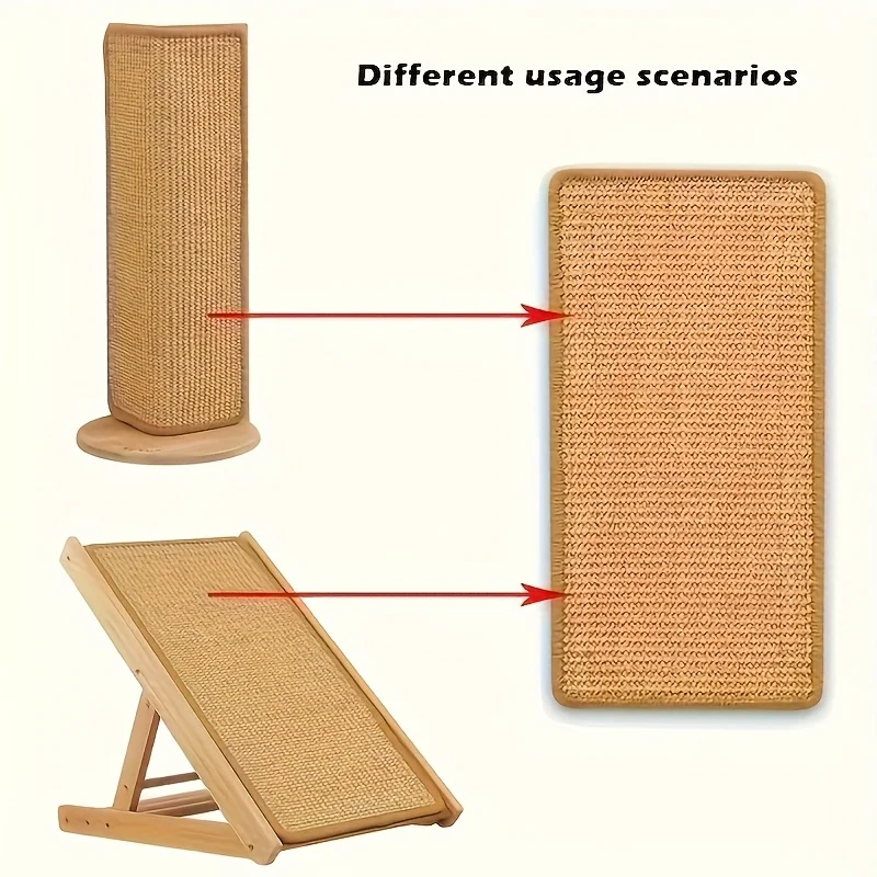 Arranhador de Sisal para Gatos de Parede com Velcro - Imagem 3