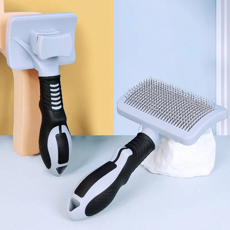 Escova de Massagem para Cães e Gatos com Autolimpeza - Imagem 3