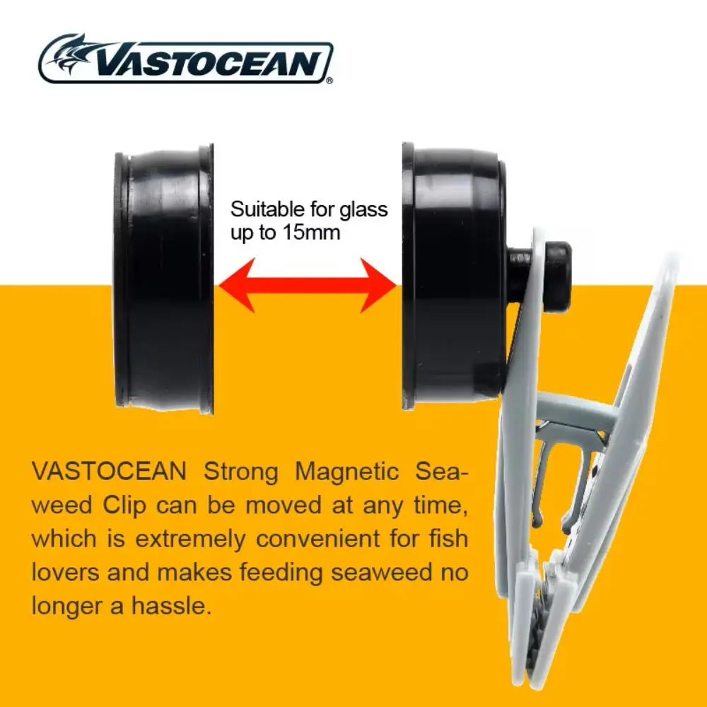 Clipe de Algas Magnético Vastocean para Aquário até 15 mm - Imagem 6