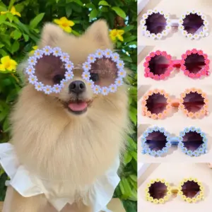óculos de sol circular para gatos e cães pequenos