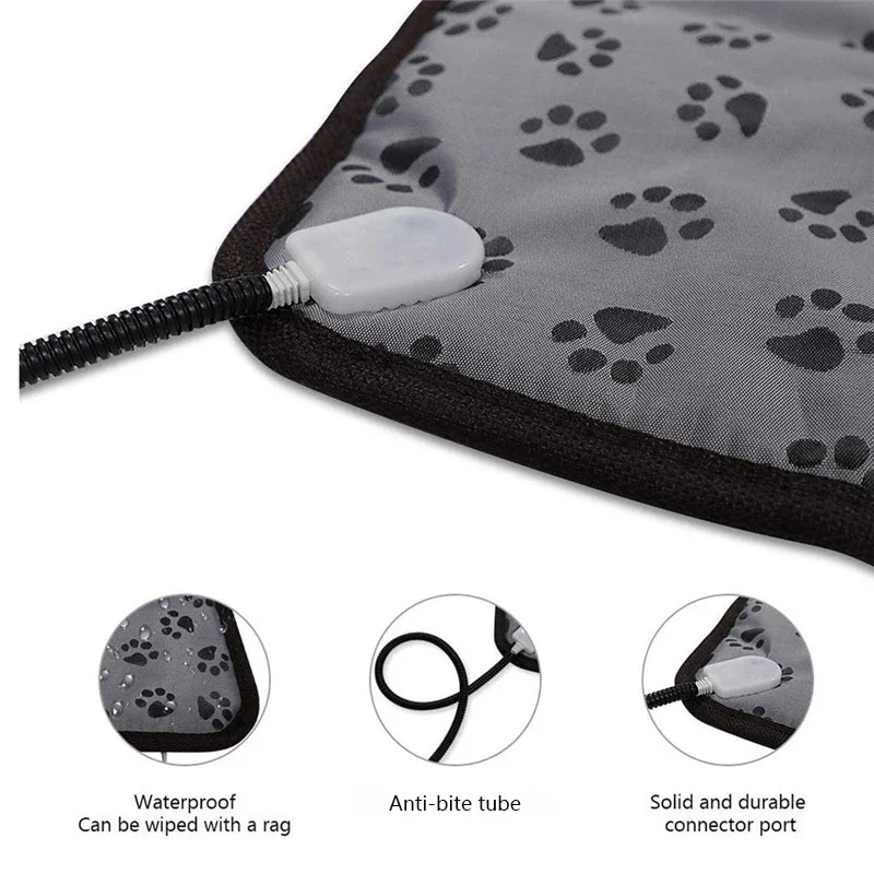 Almofada Aquecida para Cães e Gatos com Temperatura Ajustável - Imagem 4