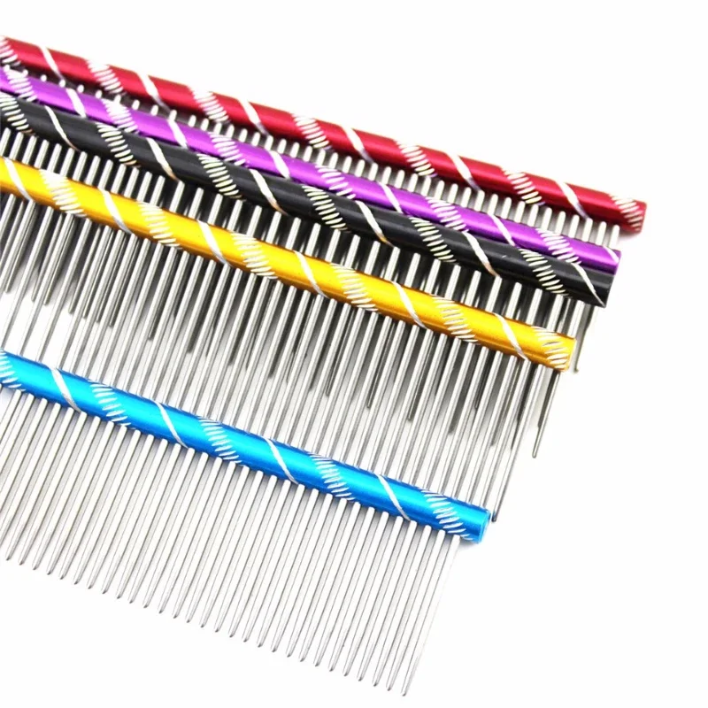 Pente para Cães e Gatos de Liga com Dentes Duplos 19 cm - Image 5