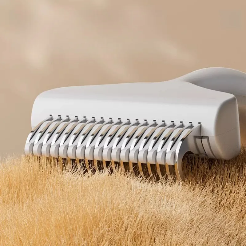 Escova para Cães e Gatos com Dentes Curvados de Aço Inoxidável - Imagem 2