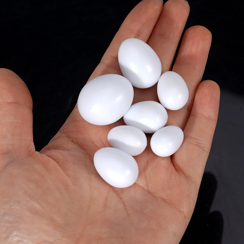 Ovo Falso para Pássaros e Pombos de Plástico Branco 10/20 Unidades - Imagem 4