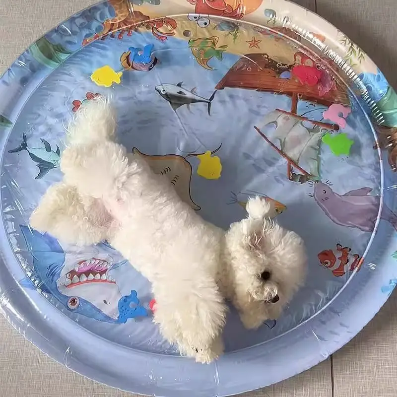 Tapete Inflável para Cães e Gatos com Água para Refrescar - Image 6