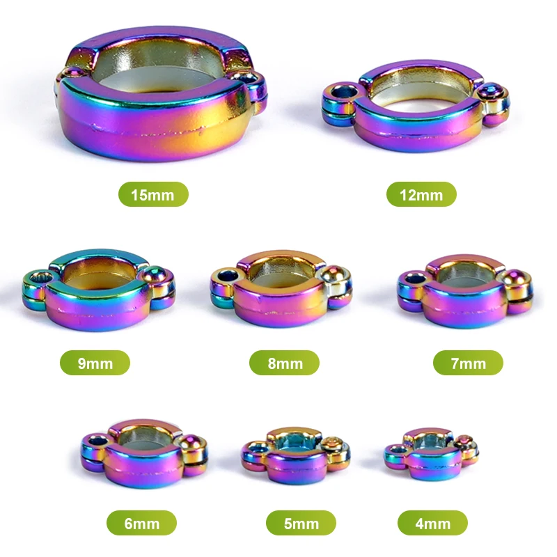 Anel de Metal para Pássaros 4-15mm para Treinamento de Voo - Imagem 4