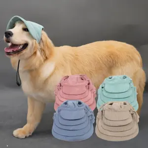 boné de beisebol ajustável para cães