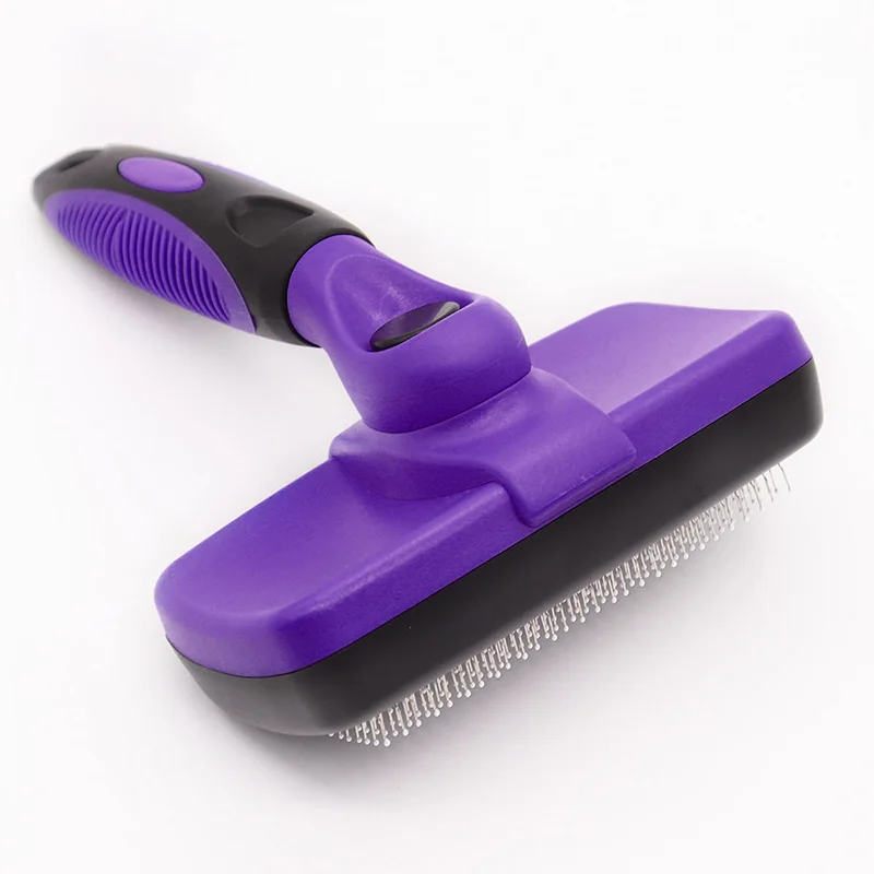 Escova Removedora de Pelos para Cães e Gatos Autolimpante com Um Clique - Image 3