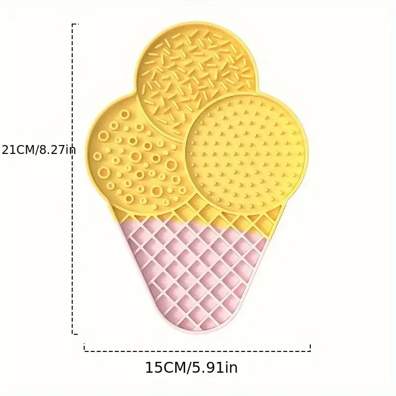Tapete de Silicone para Alimentação Lenta de Cães e Gatos Antiderrapante - Image 2