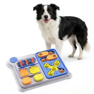 brinquedo quebra-cabeça cães com dispensador