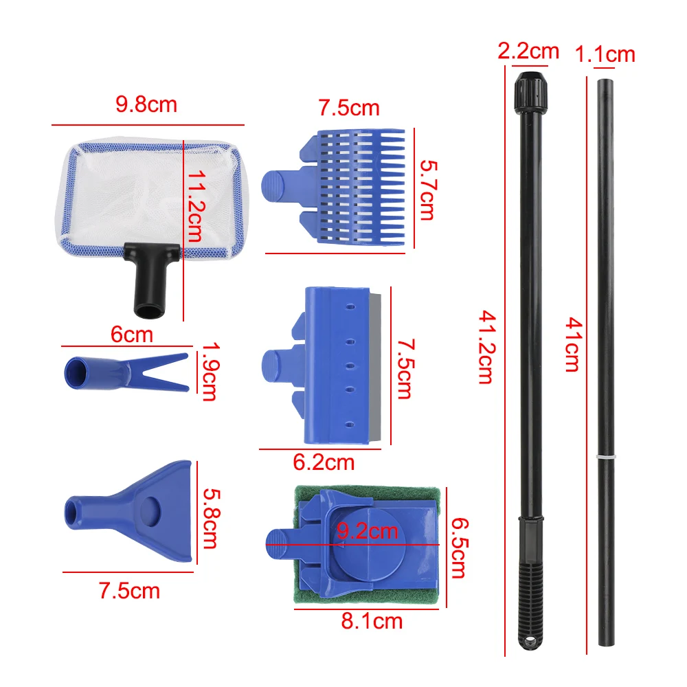 Kit de Limpeza 5 em 1 para Aquário Ajustável 52-60cm - Image 3