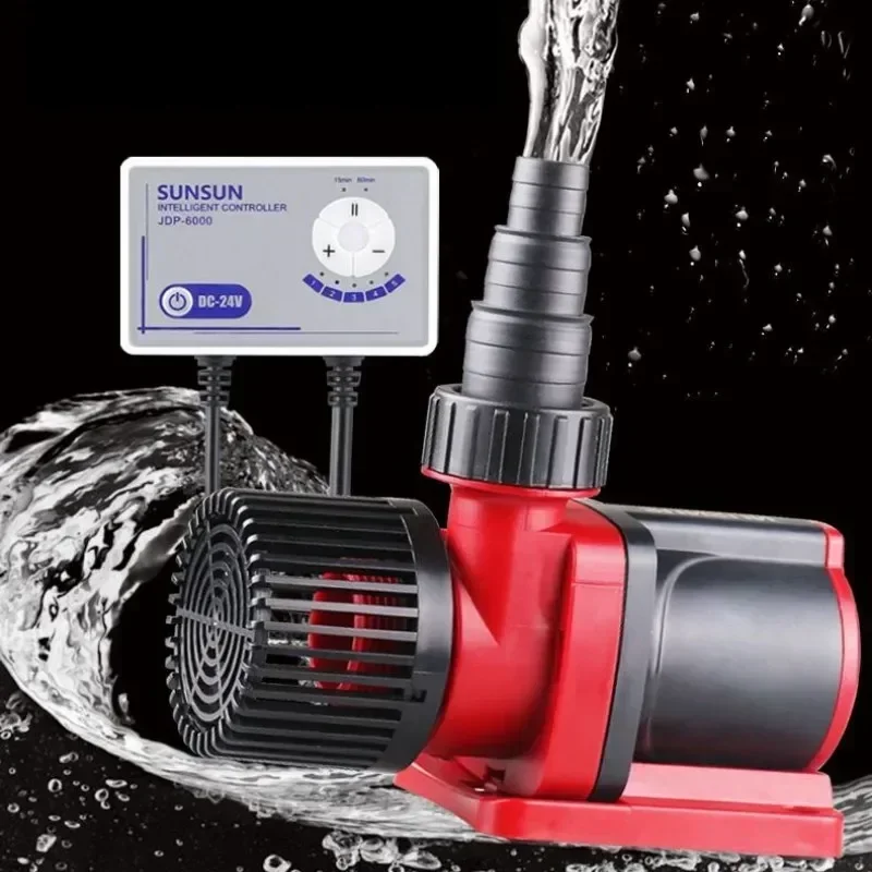 Bomba Submersível Sunsun para Lagos com Fluxo Ajustável DC 24V - Imagem 2