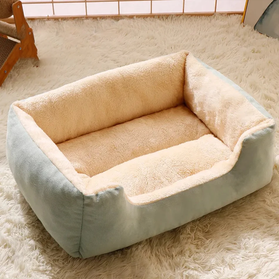 Cama para Gatos e Cães Pequenos de Pelúcia Curta 45x30 cm - Imagem 3