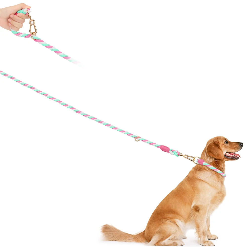 Guia para Cães de Algodão com Fivela de Metal para Passeio e Treino - Image 6