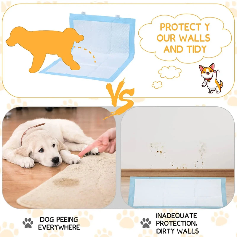 Suporte Adesivo para Tapete Higiênico de Cães 3x3 cm com 4 Peças - Imagem 2