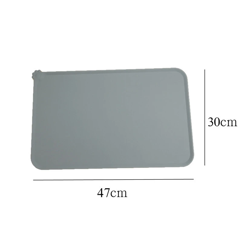 Tapete Comedouro e Bebedouro para Cães e Gatos de Silicone 47x30 cm - Imagem 6