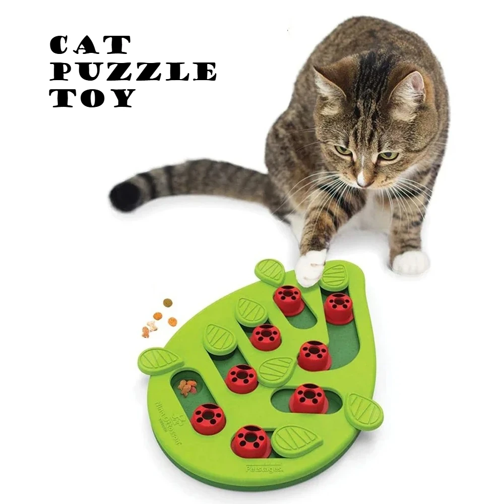 brinquedo quebra-cabeça para gatos