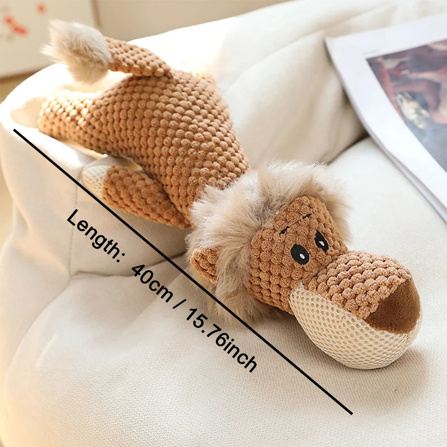 Brinquedo de Pelúcia para Cães com Som e 40 cm - Imagem 3