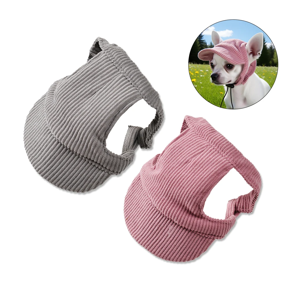 boné de beisebol para cães com furos para orelha