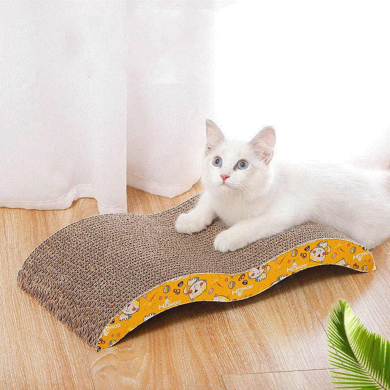 arranhador para gatos de papelão ondulado