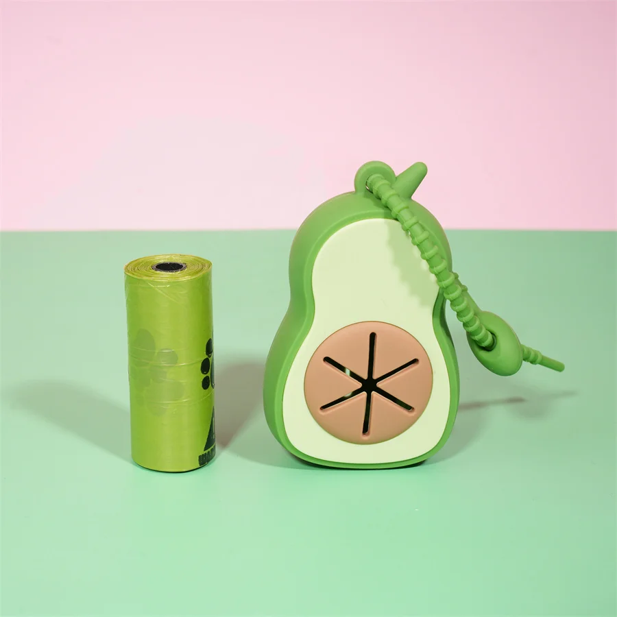 Dispensador de Sacos Higiênicos para Cães em Silicone com Presilha - Imagem 2