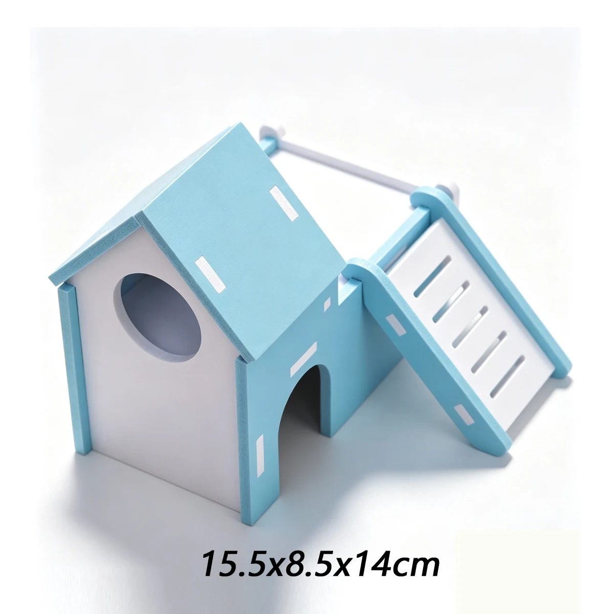 Casa para Hamster de Madeira com Superfície Polida para Roedores - Image 6