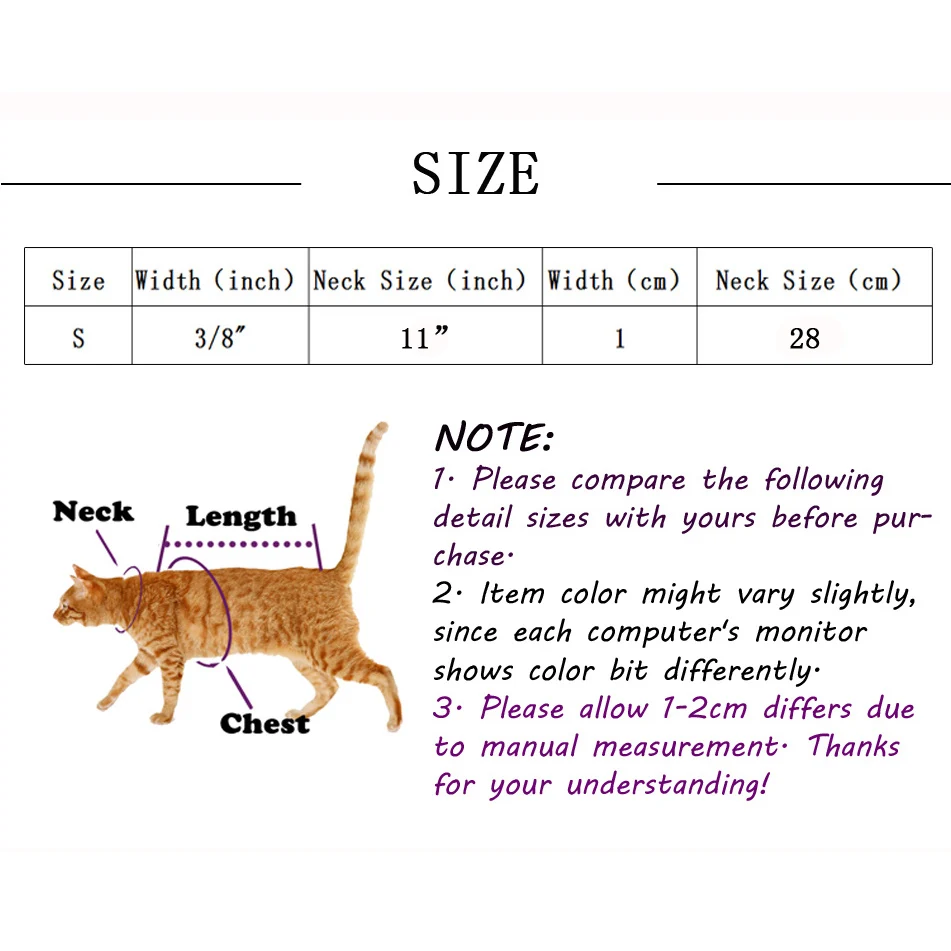 Coleira para Gato com Sino e Identificação Personalizada - Imagem 6