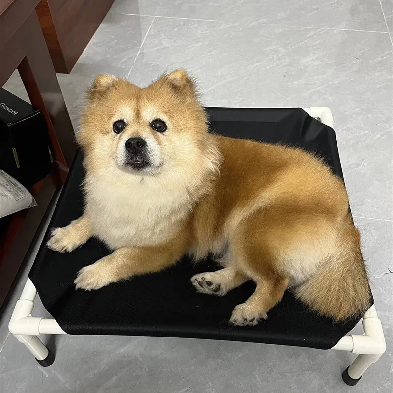 Cama Elevada Dobrável para Cães e Gatos Removível e Lavável - Imagem 6