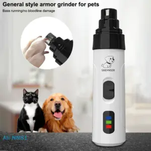 moedor de unhas pet recarregável usb