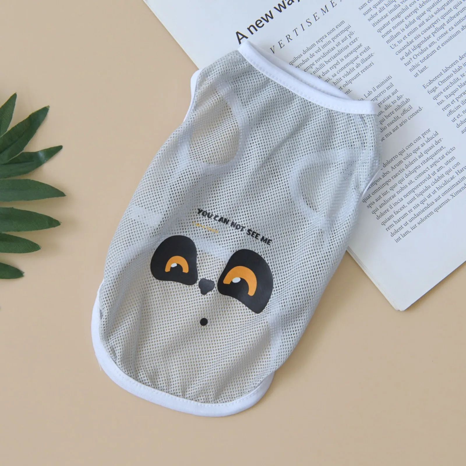 Colete para Cães e Gatos de Malha Estampada Respirável - Imagem 4