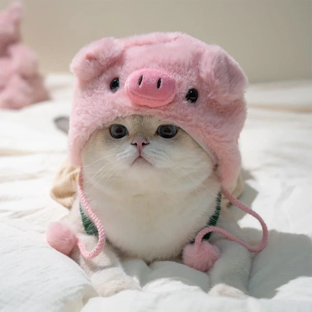 Chapéu de Pelúcia para Gatos e Cães Pequenos para Festa - Imagem 2