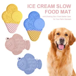 tapete de silicone para alimentação lenta