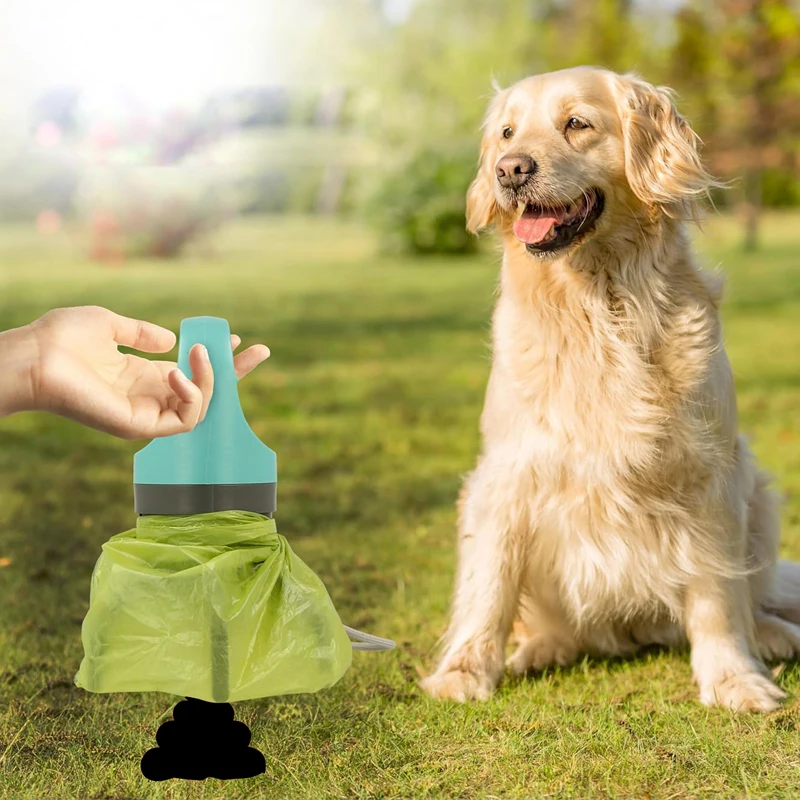 Coletor de Cocô para Cães com Dispenser e Cordão - Imagem 2