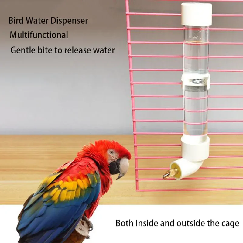 Bebedouro para Pássaros e Hamsters 130 ml com Fixação na Gaiola - Imagem 2