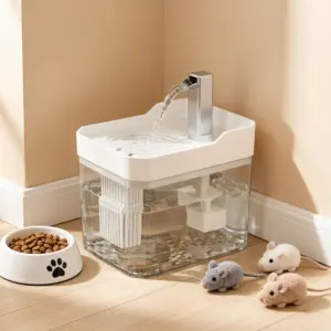 fonte de água para gatos com filtro automático