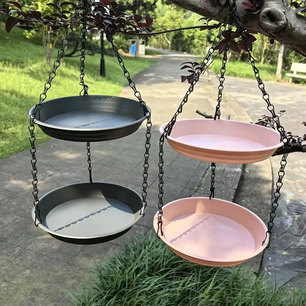 Comedouro Bebedouro para Pássaros de Jardim de Plástico PP 22 cm - Imagem 2