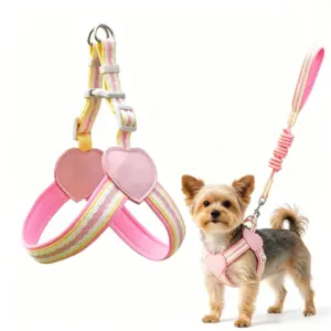 peitoral e guia para cães pequenos