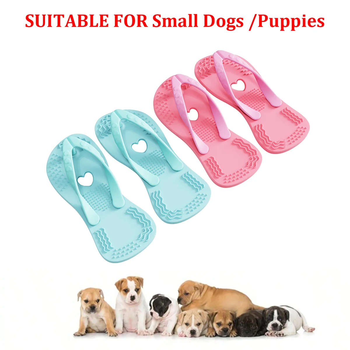 Brinquedo para Filhotes de Borracha em Forma de Pantufa 13,5 cm - Imagem 3