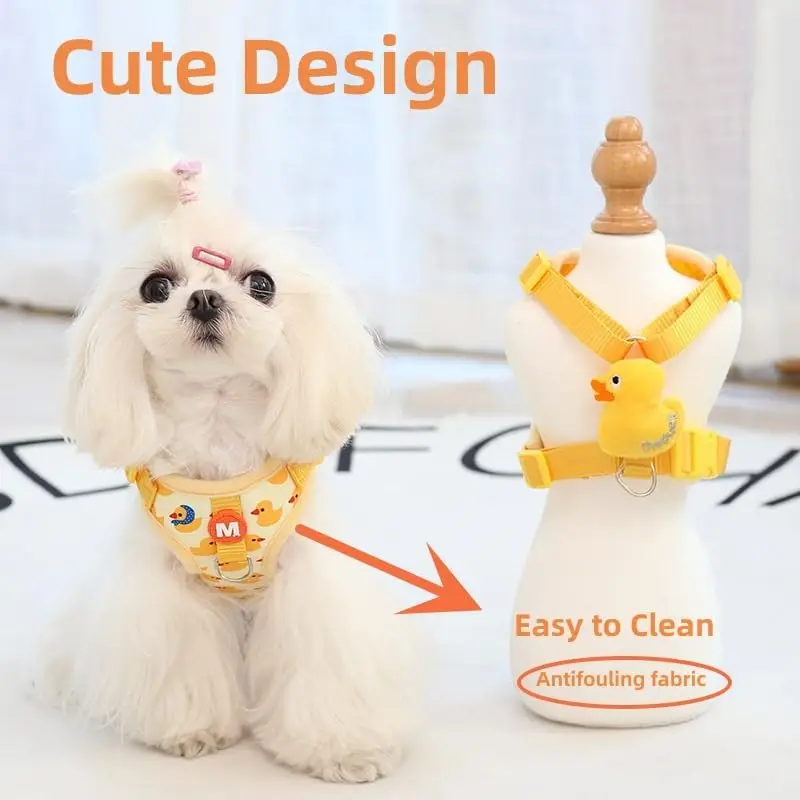 Conjunto Peitoral e Guia para Cães Pequenos Ajustável M - Imagem 5