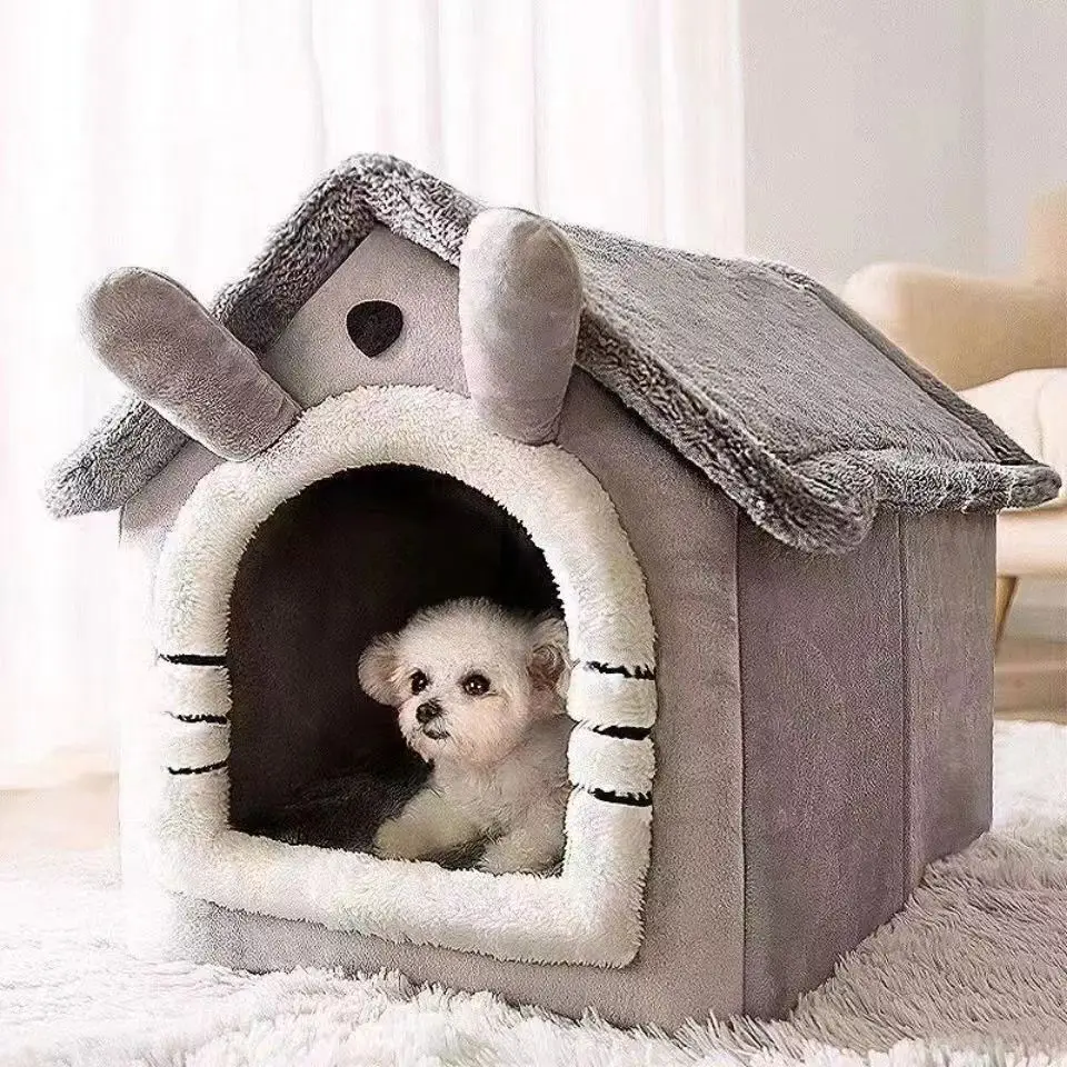 tenda canil para cães e gatos com almofada lavável