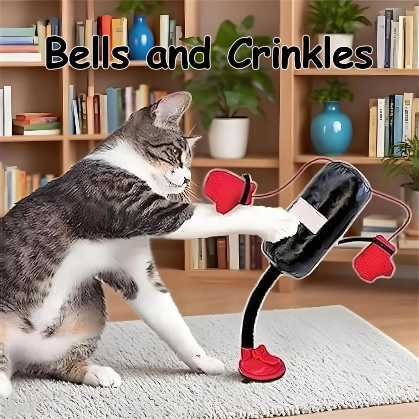 Brinquedo de Boxe para Gatos de 38 cm Autossustentável - Imagem 4