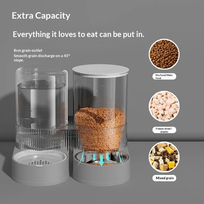 Alimentador Automático para Cães e Gatos com Grande Capacidade - Imagem 3