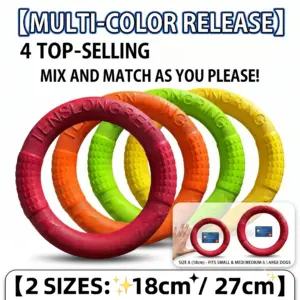 brinquedo flying disk flutuante para cães